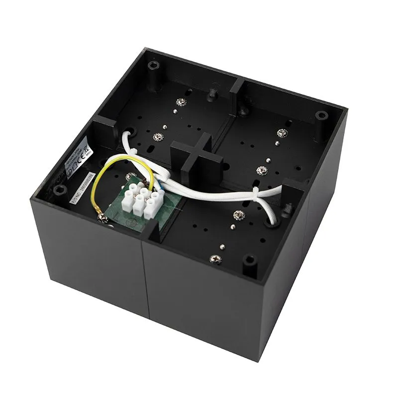 Spot design noir 4-light - Qubo Honey